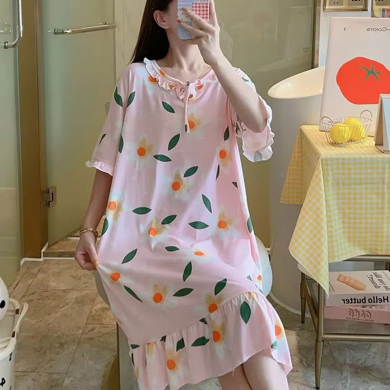 Plus Size Summer Nightgown