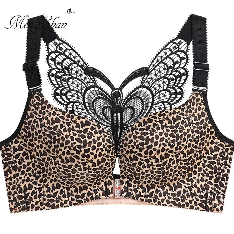 Front buckle bra without steel bra