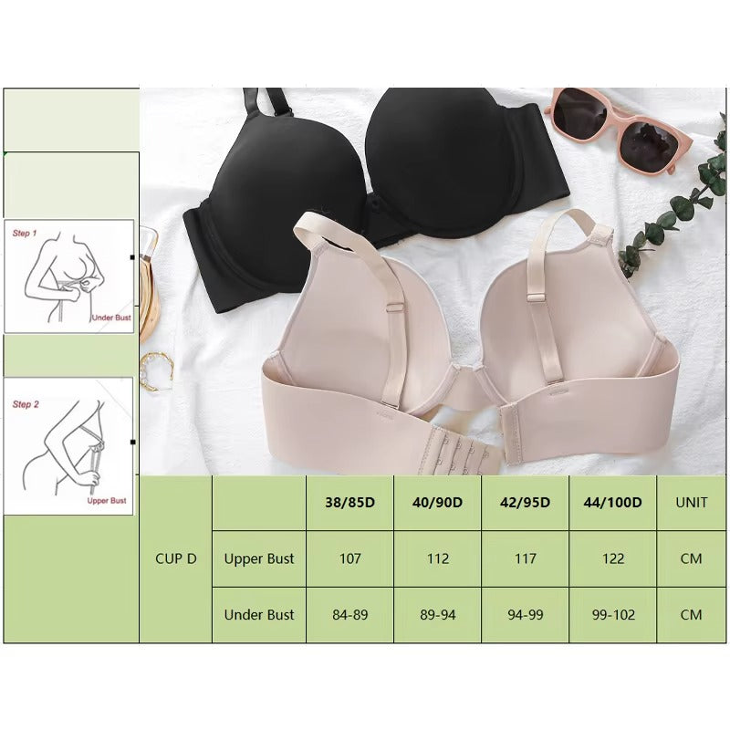 3PCS Comfortable Adjustable Push Up Bra