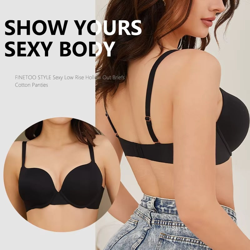 3PCS Comfortable Adjustable Push Up Bra