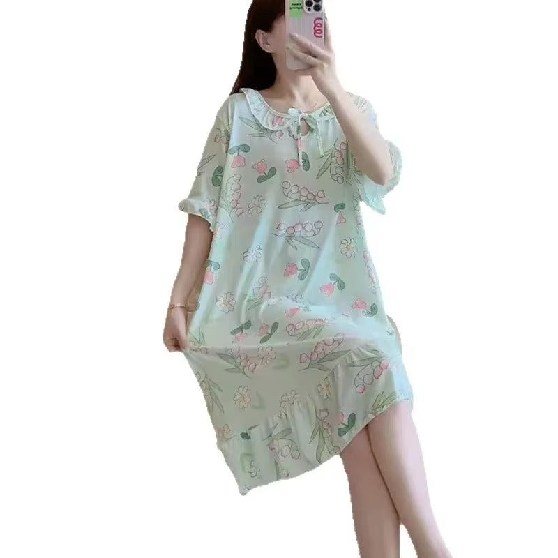 Plus Size Summer Nightgown