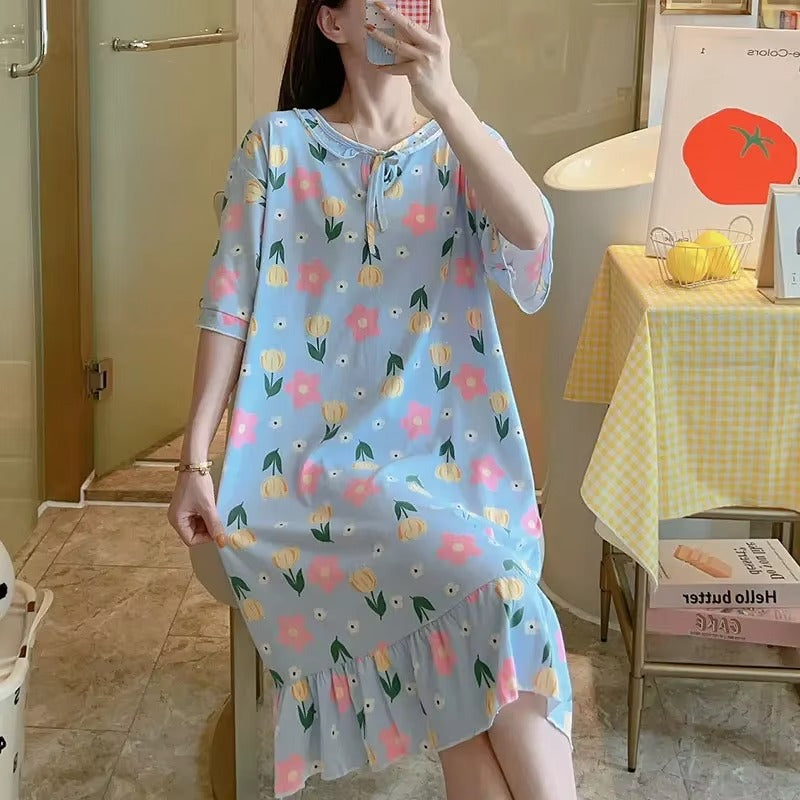 Plus Size Summer Nightgown