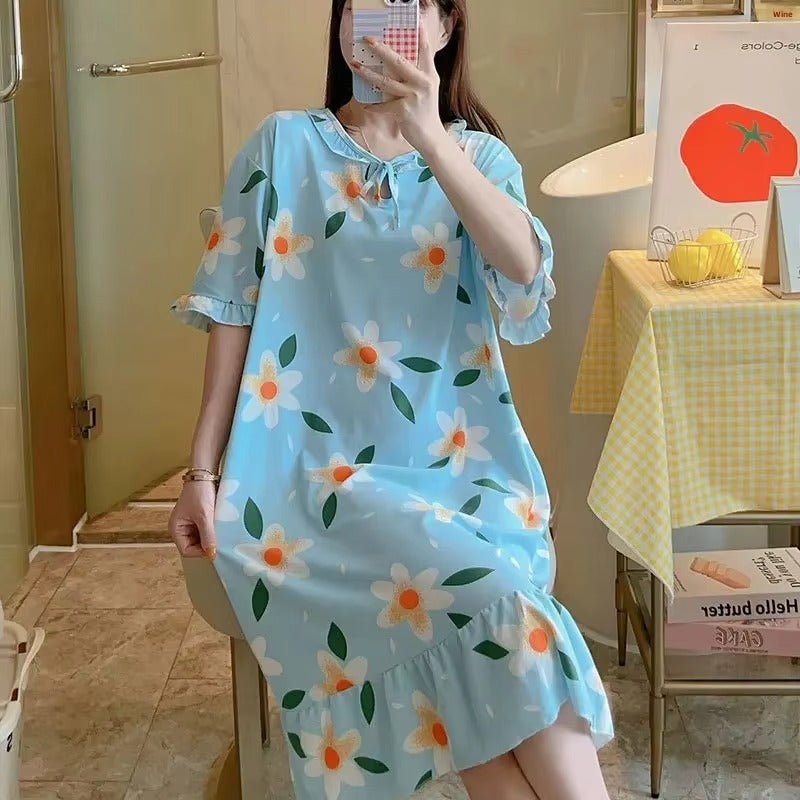 Plus Size Summer Nightgown