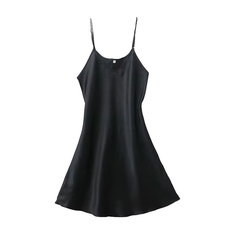 Women's Sexy Silk Satin Night Dress