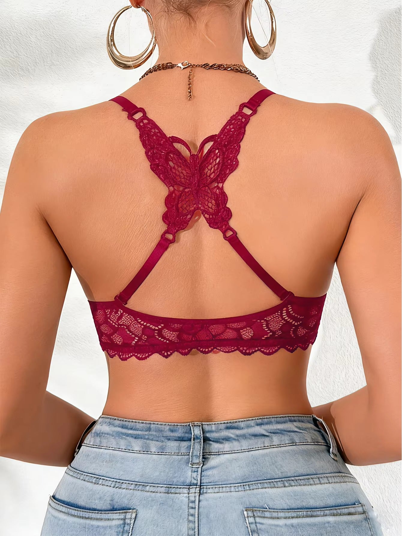 Butterfly Back Push up Bra