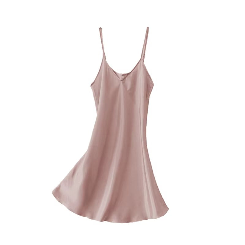 Women's Sexy Silk Satin Night Dress